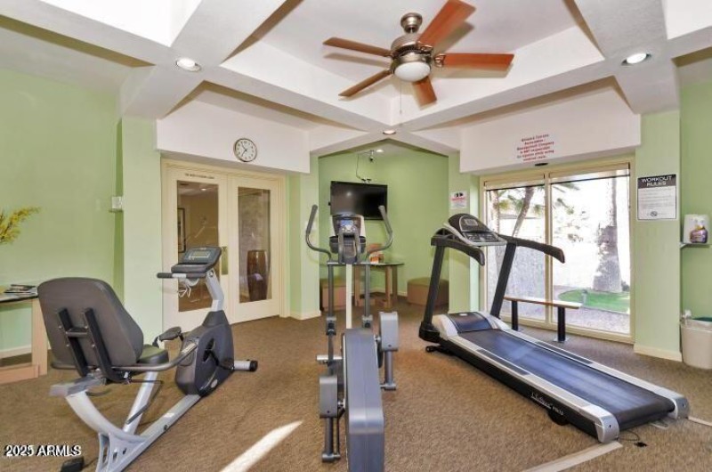 Workout Area in Clubhouse
