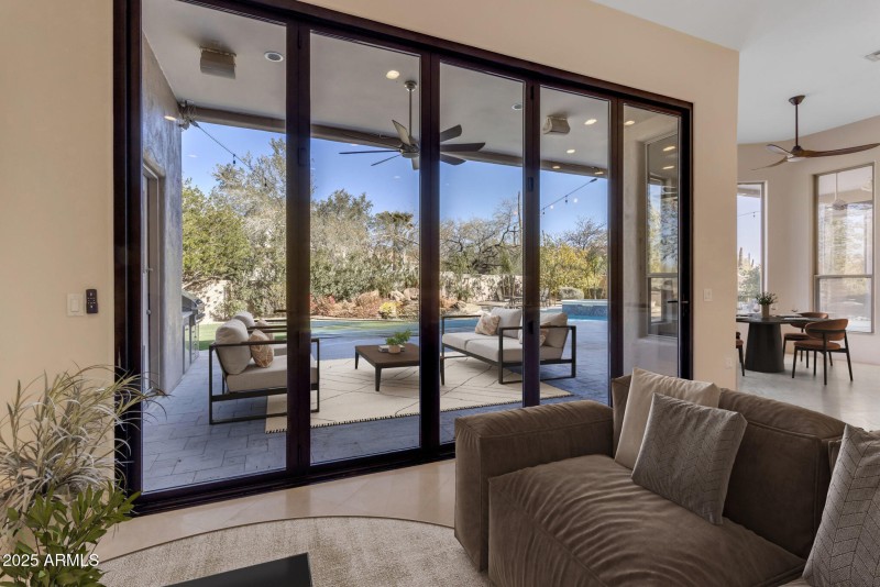 Great Room Wall of Windows