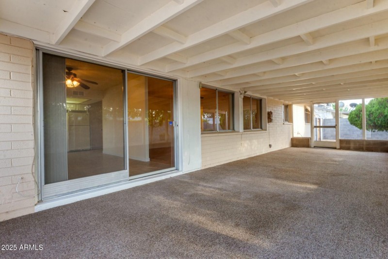 Screened in porch