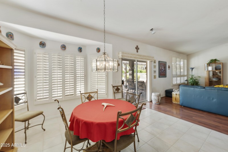 Dining area