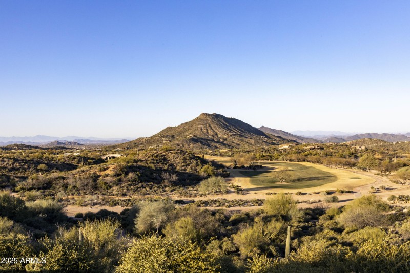 Geronimo # 1 tee shot view to the west