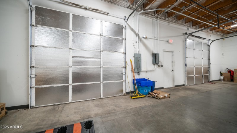 Two Grade Level Roll-Up Doors