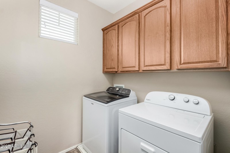 Convenient Upstairs Laundry