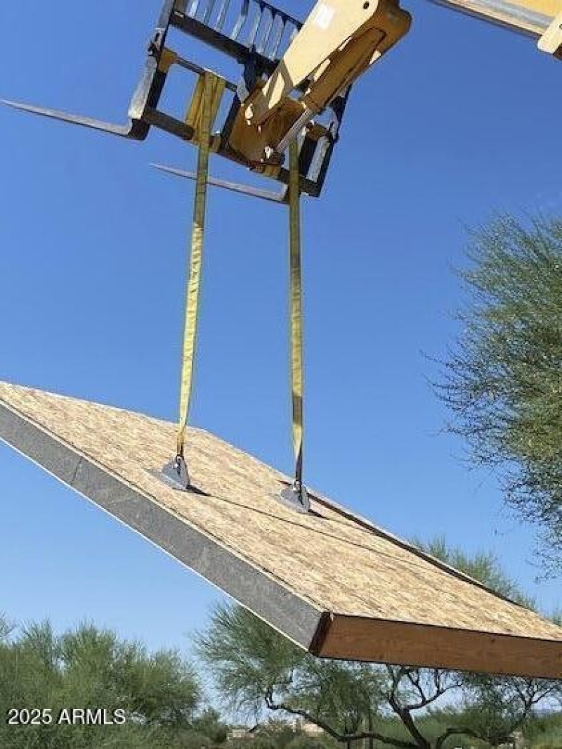 Lifted Into Place