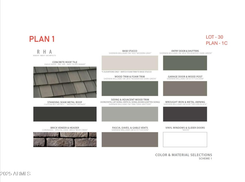 Lot 30 mls color scheme