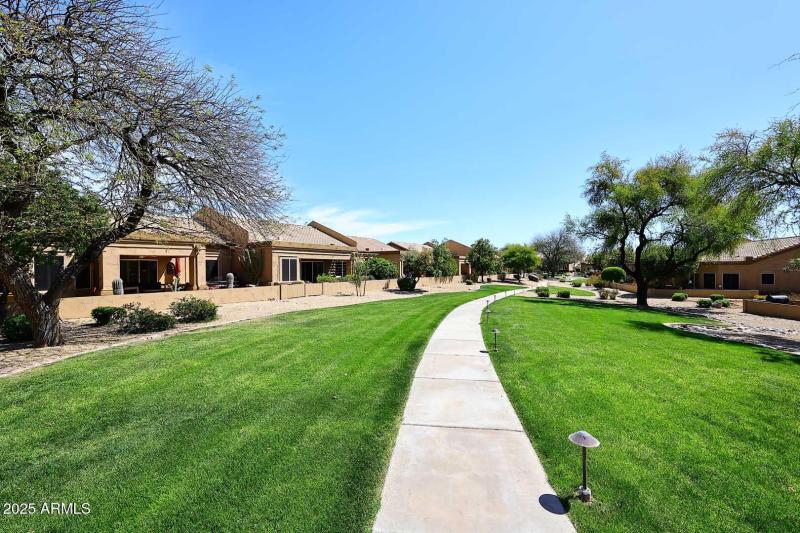 Common Area behind Home