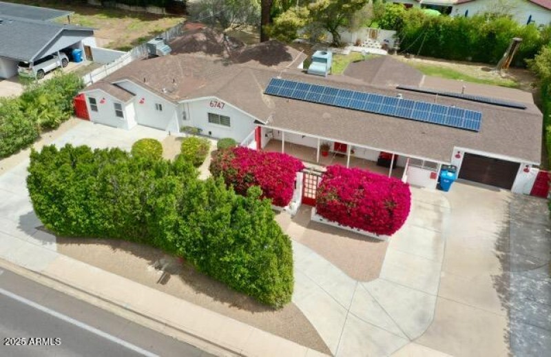 Arial Photo Right side of House