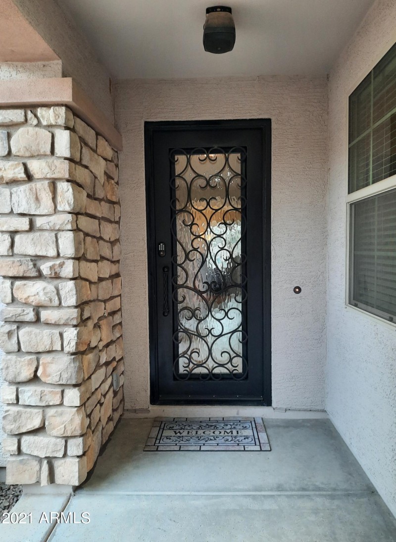up-graded front door