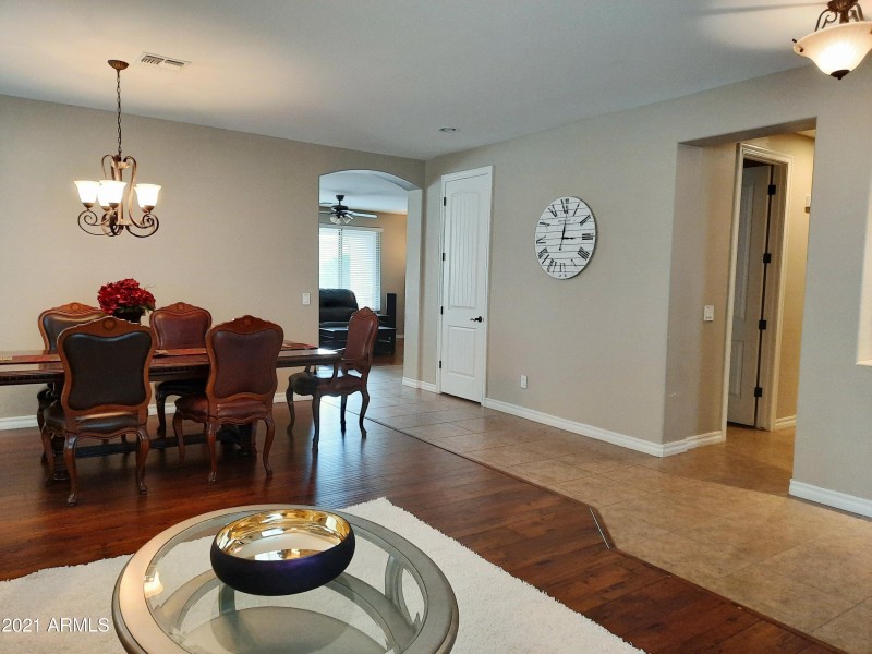 formal dinning area