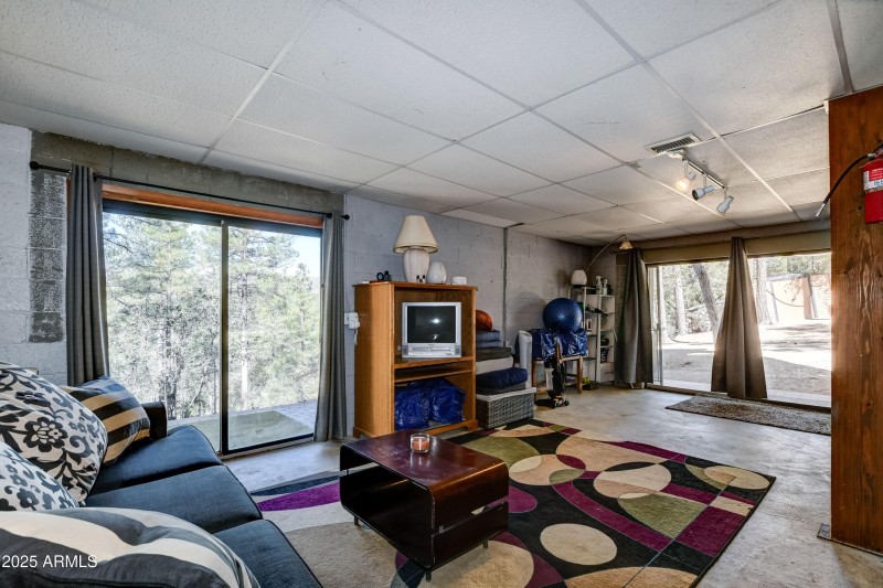 Finished basement