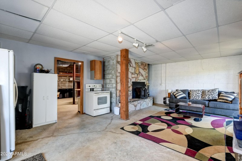 Finished basement
