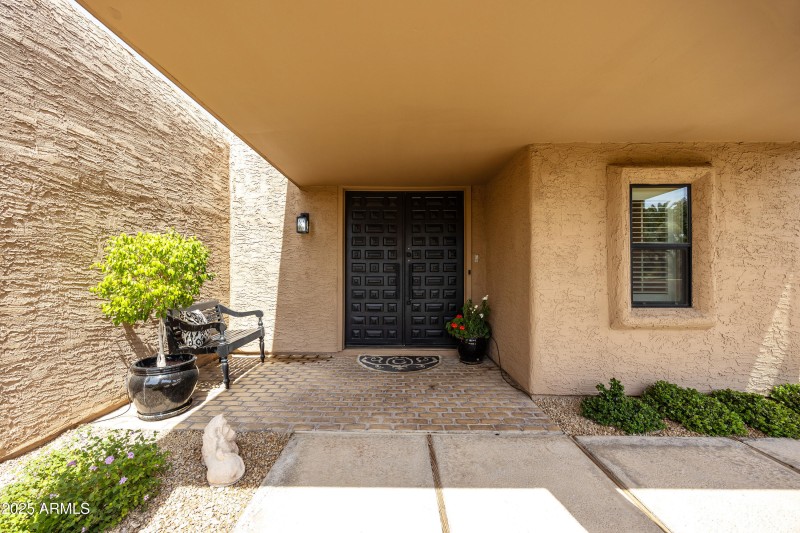 Front entrance