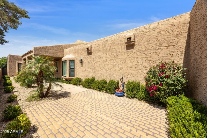 Walkway to front door
