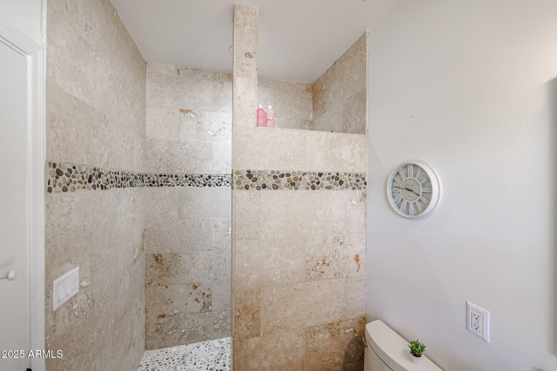 Downstairs shower