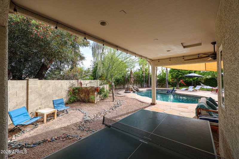 Side patio