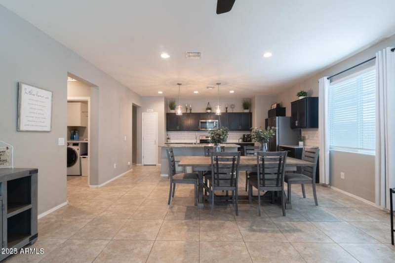 More kitchen and dining