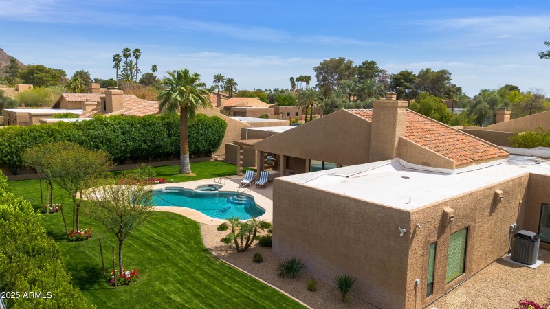 Front of home aerial view