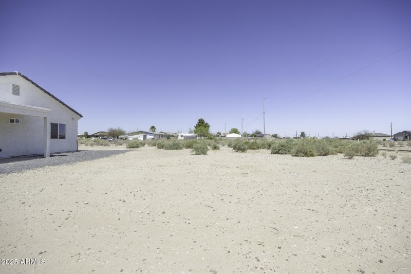 Back Yard to North
