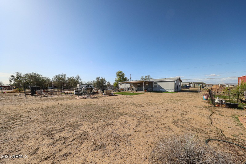 From the back of the property