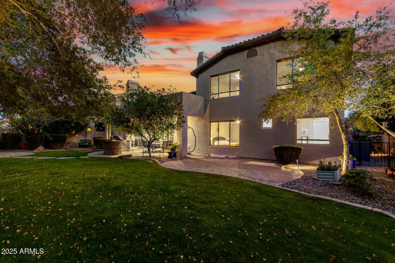 Backyard Twilight