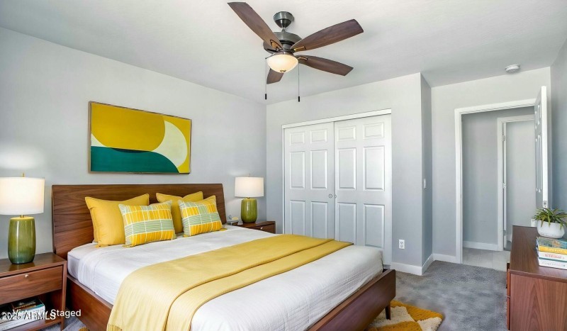 Pueblo Bedroom Staged 3
