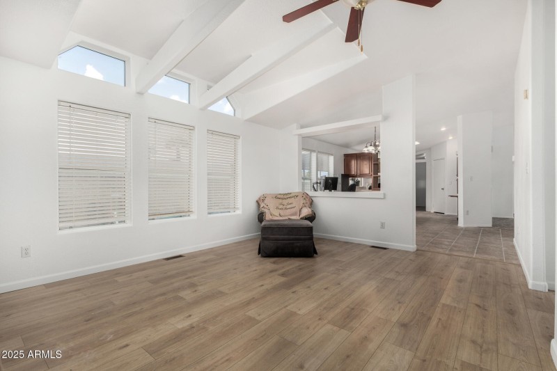 Lots of natural light