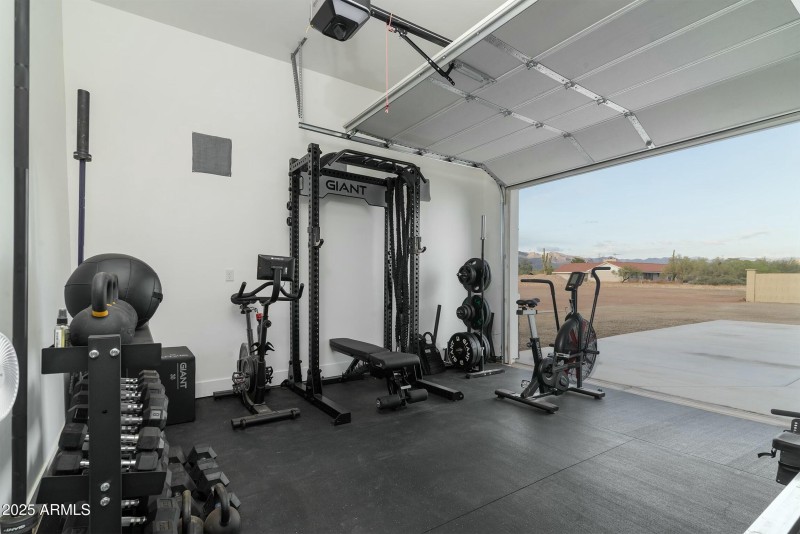 Third car garage