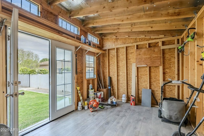 Interior Backyard Shed