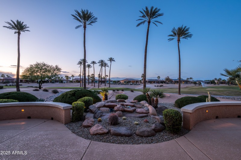 Evening View From Patio