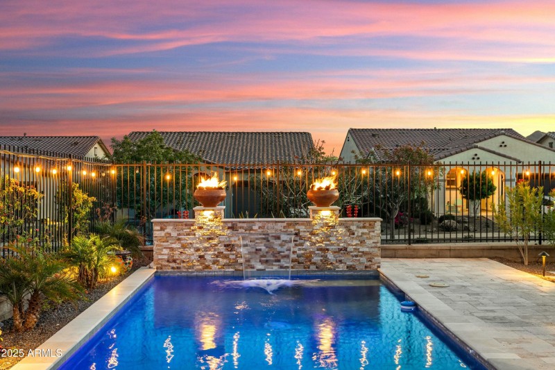 POOL AT TWILIGHT