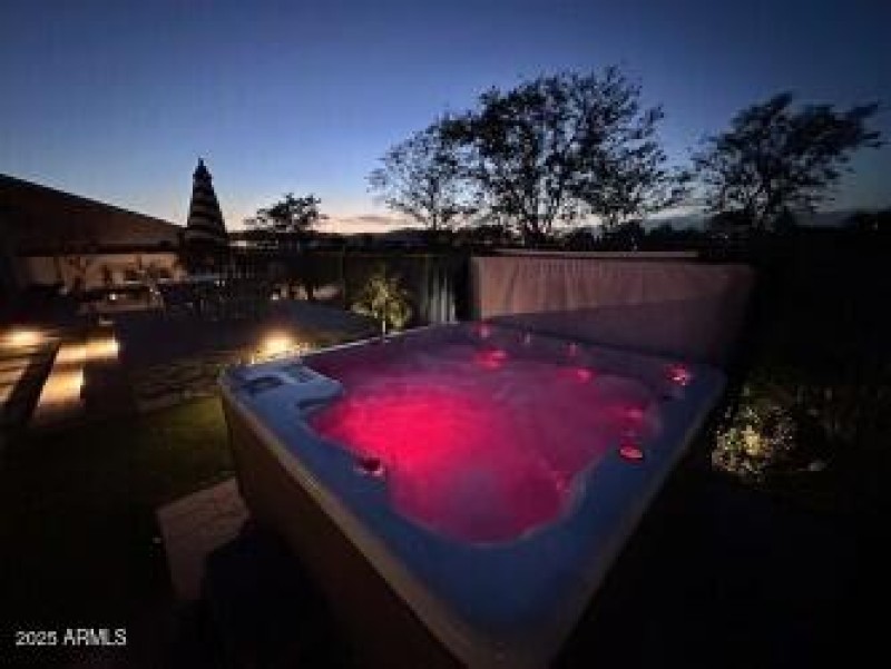 Hot Tub at Night
