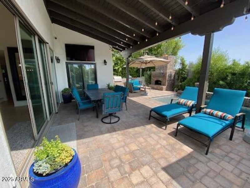 Extended Patio area