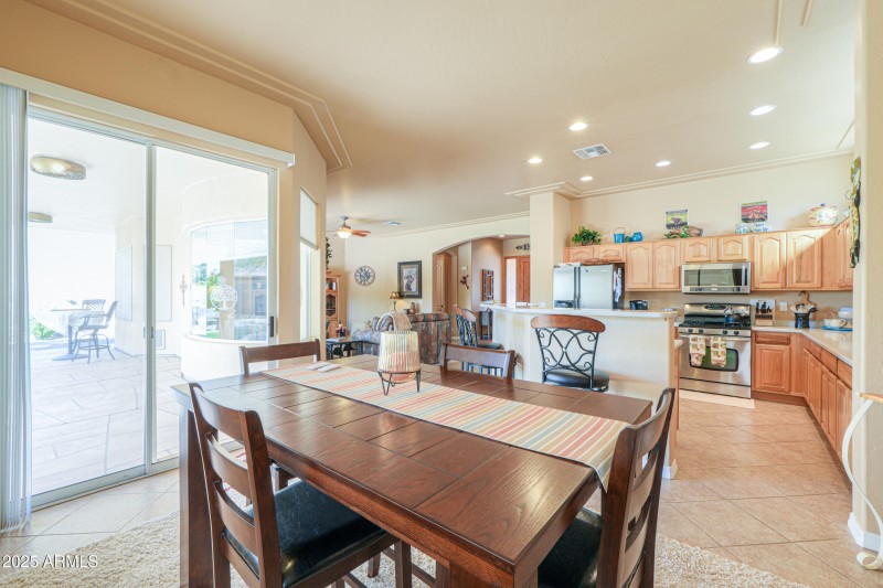 view to kitchen