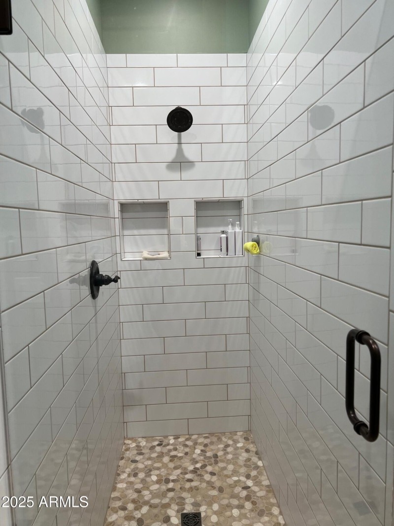 Master shower