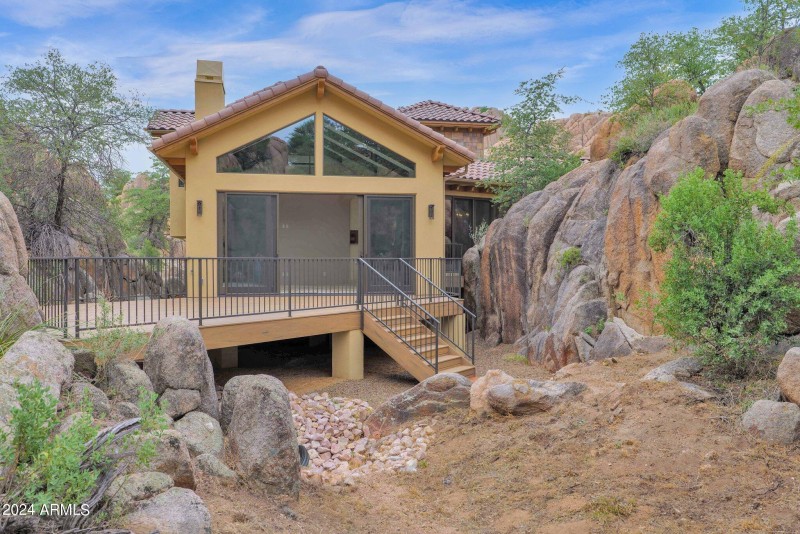Backyard and Deck