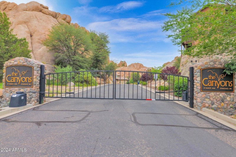 An exclusive private gated community
