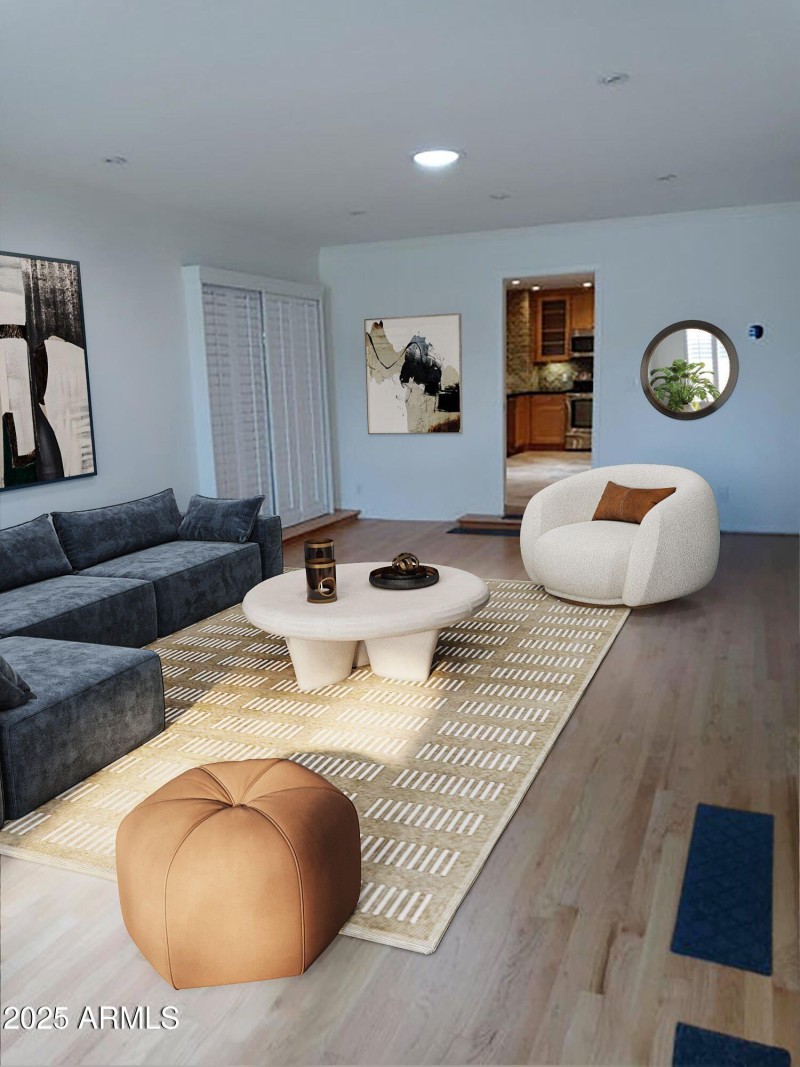 LIVING ROOM WITH FURNITURE