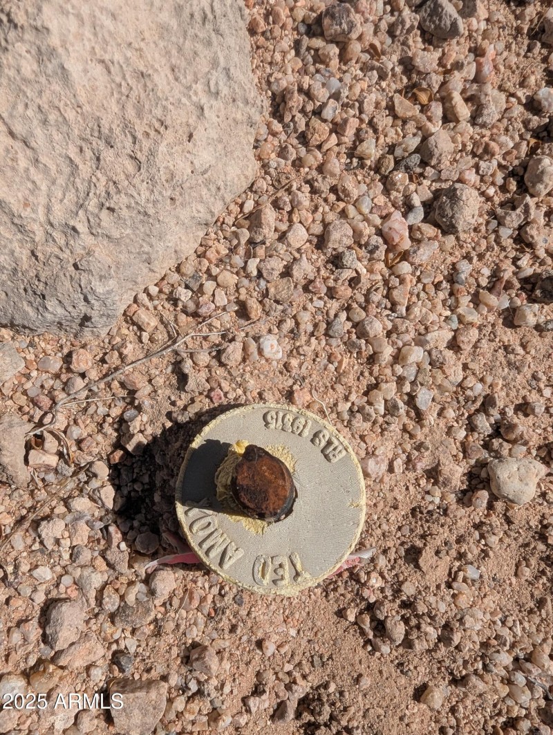 Front corner pin to property