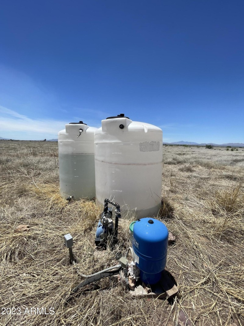 Water tanks and pump