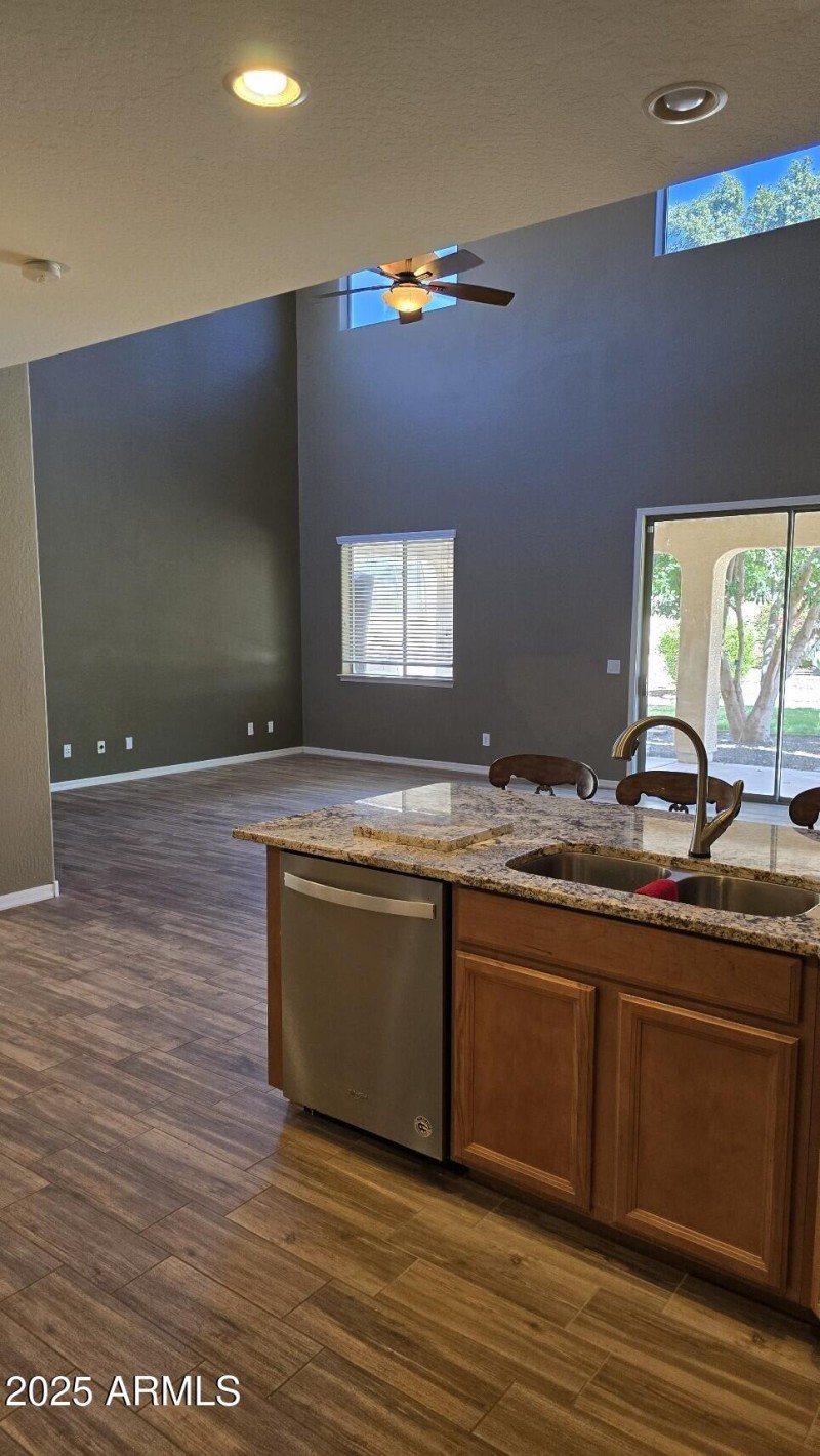 Kitchen to Family room