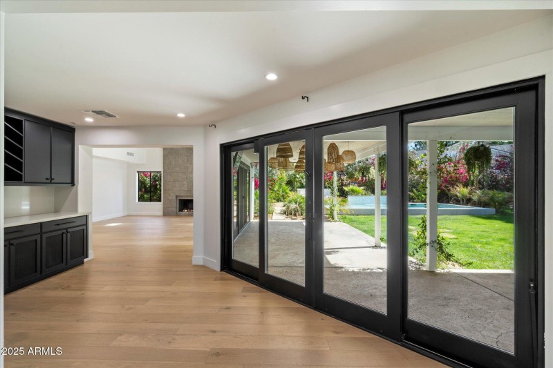 Sliders to Covered Patio