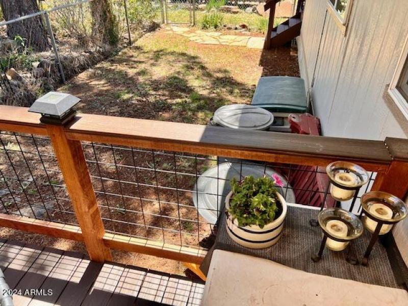 nice railing front patio