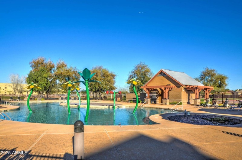 The Barn Pool w/Flower Water Features