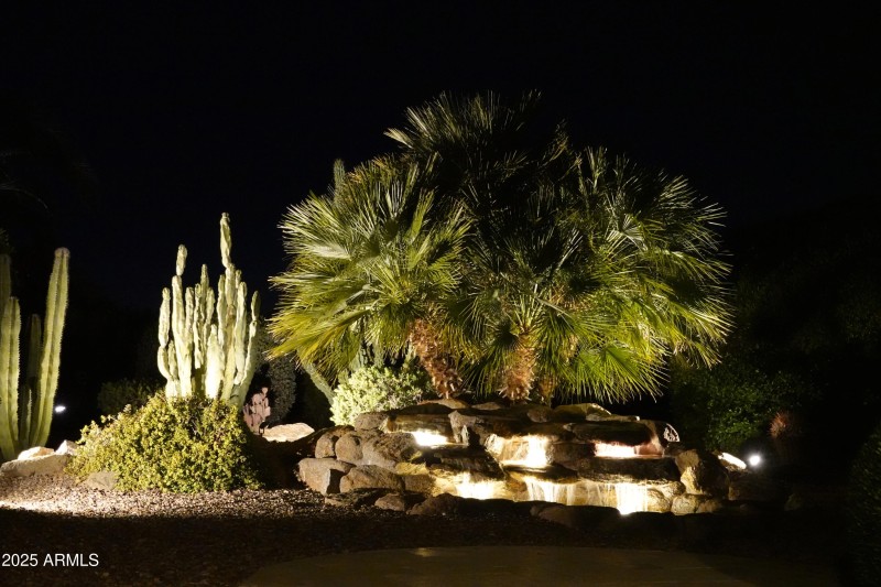 3_Waterfall at Night