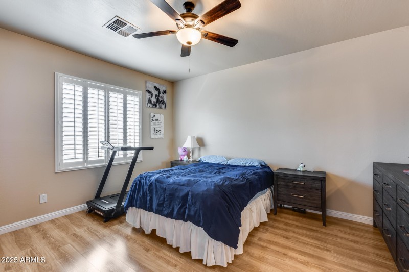 First primary bedroom