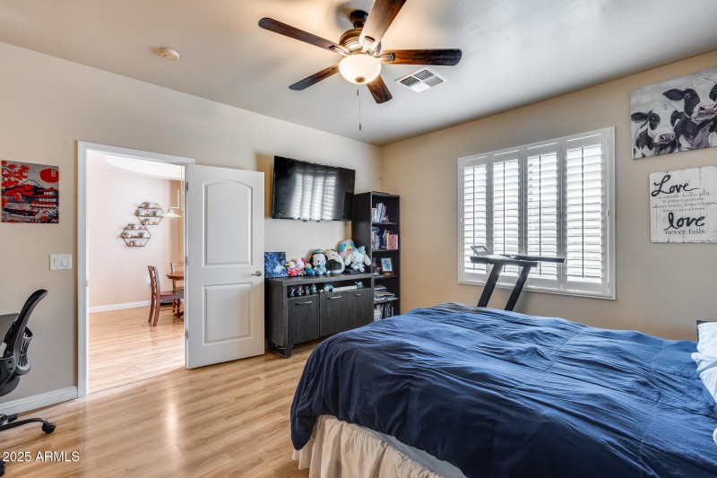 First primary bedroom
