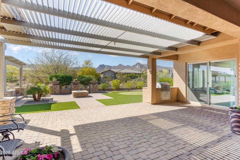 Rear Patio
