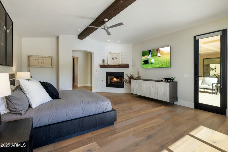 Primary Bedroom Gas Fireplace