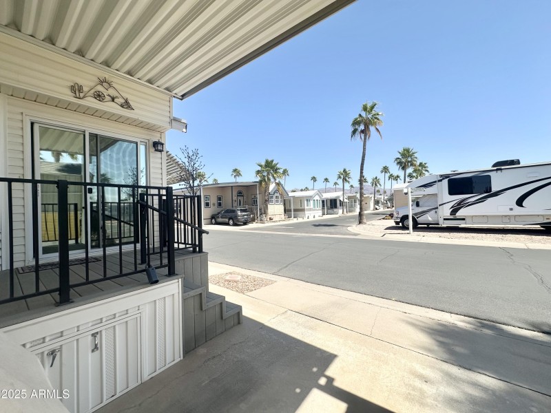 VIEW FROM CARPORT