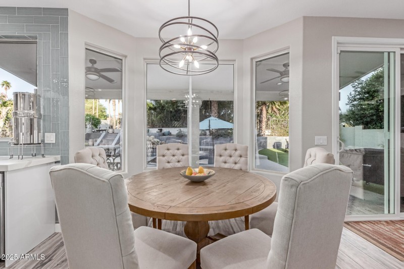 Views while enjoying a meal